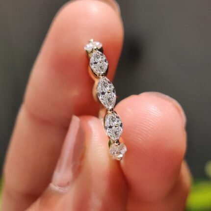 Yellow Gold Marquise Wedding Band