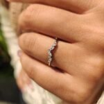 Marquise And Round Wedding Band In Cluster Style - Image 2