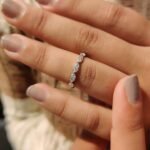 Yellow Gold Marquise Wedding Band - Image 7